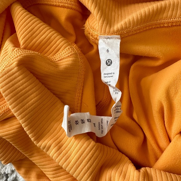 Lululemon Align Ribbed High-rise Pant 25” in Mango Dream size 6 - Picture 5 of 9